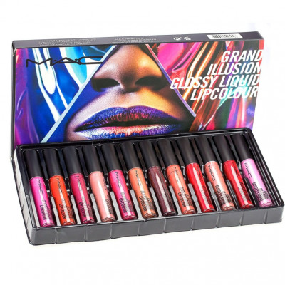 MAC(Код № 91) Рідка голографічна помада (уп-MIX-12шт) Крістіан