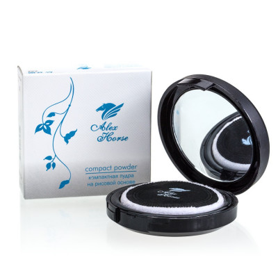 AP-480 Black Компактна пудра на рисовій основі №1