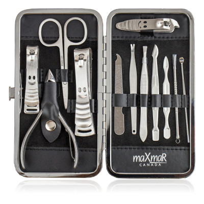 MS-16 Набір для манікюра і педикюра maXmaR в червоному футлярі