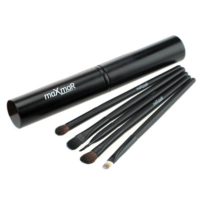 MB-215 Набір пензликів для макіяжу из 5 інструментів в металевому футлярі