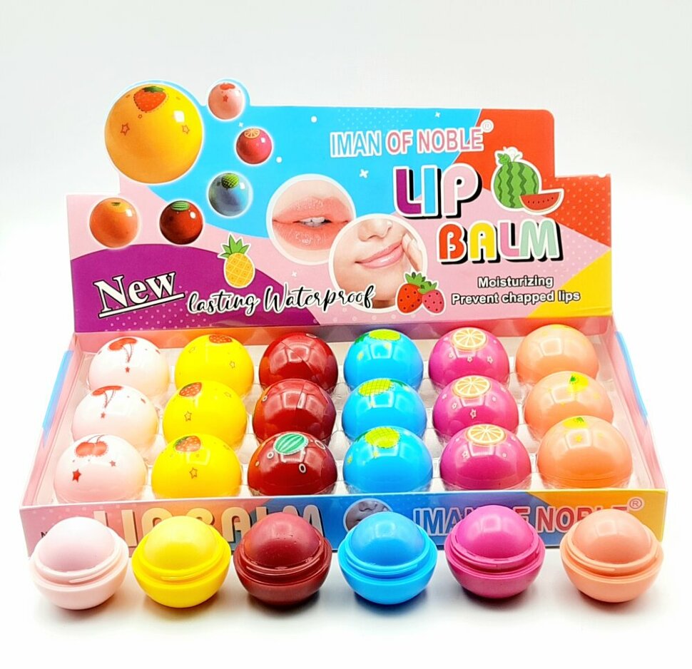 Фруктовий бальзам для губ LIP BALM ШТ 7-М