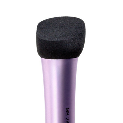 MB-288 Двійний пензлик для пудри, румян, хайлайтерів + спонж