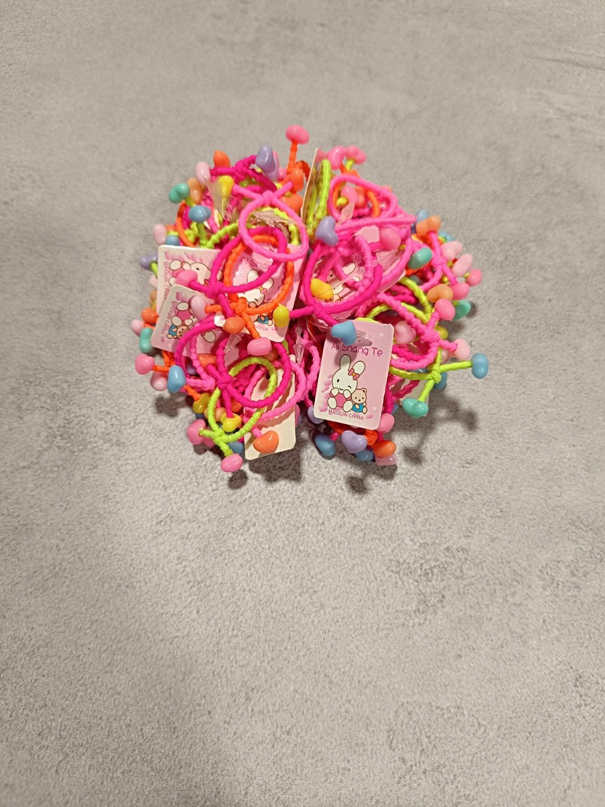 Резинка для волосся тонка сердечки 2,5 см BB-1750(100) Зо