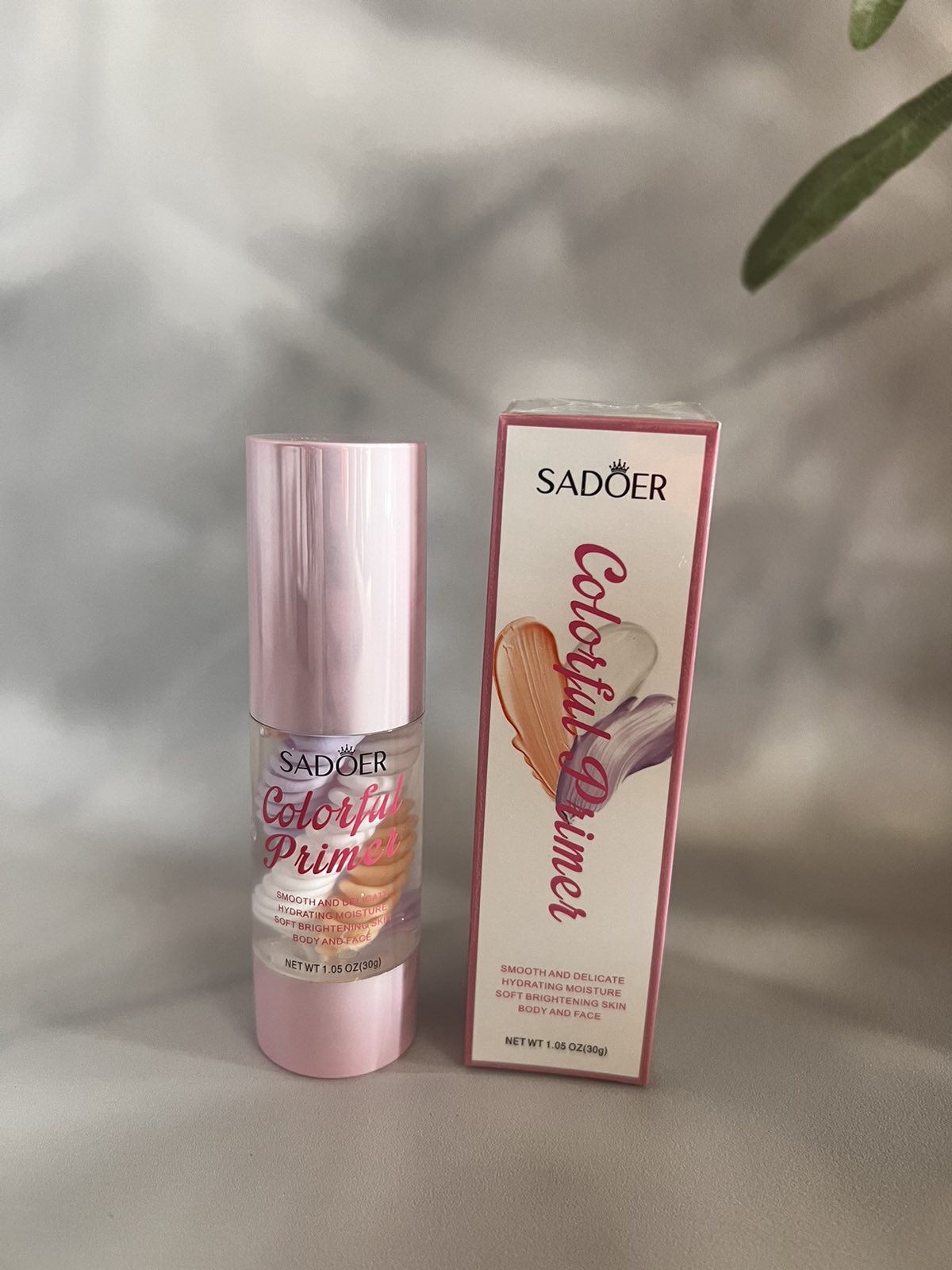 База для обличчя 3-х колірна Sadoer Colorfut 30g МБ