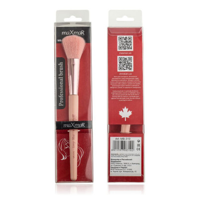 MB-310 Пензлик для контуринга, хайлайтера maXmaR Long Use Prof